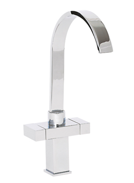 ARRAN TWIN LEVER CRUCIFORM KITCHEN SINK MIXER