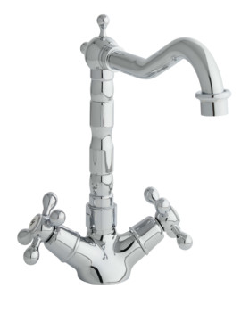 BALMORAL TWIN CRUCIFORM KITCHEN SINK MIXER
