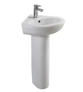 SKARA 340 CORNER BASIN & PEDESTAL