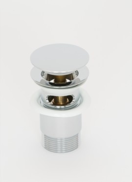 LUXURY PUSH BUTTON WASHBASIN WASTE SLOTTED