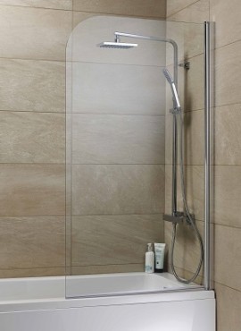 LEVEN ROUND PROFILE OVER BATH SHOWERSCREEN