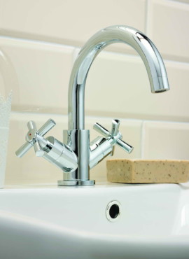 STIRLING BASIN MIXER & PUSH WASTE