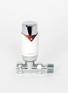 BUTE TOWEL WARMER THERMOSTATIC RADIATOR VALVE - STRAIGHT