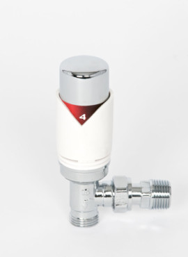 BUTE TOWEL WARMER THERMOSTATIC RADIATOR VALVE - ANGLED