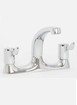 SKARA 1/4 TURN LEVER DECK SINK MIXER