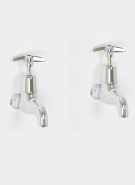 SKARA CROSS TOP SINK BIB TAPS