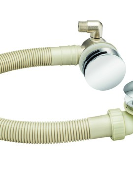 BATH COMBI FILLER (ROUND) CLICK WASTE & OVERFLOW