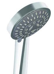 GREY FACE HAND SET, HOSE & HOLDER