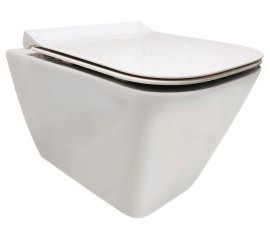 FIFE WALL HUNG PAN WITH SOFT CLOSE SEAT