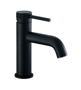 DUNDAS BLACK MONO BASIN MIXER & PUSH WASTE