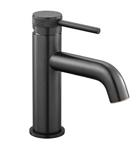 DUNDAS GUNMETAL MONO BASIN MIXER & PUSH WASTE