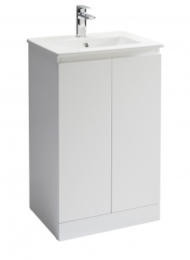 ROTHES 600 FLOOR STANDING SLIM 2-DOOR WITH BASIN
