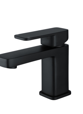 FIFE BLACK CLOAKROOM MONO BASIN MIXER & PUSH WASTE