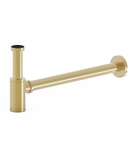 MINIMALIST BOTTLE TRAP- BRUSHED BRASS FINISH