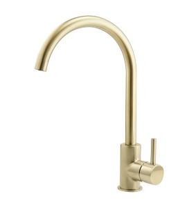 BLACKFORD SINK MIXER - BRUSHED BRASS FINISH