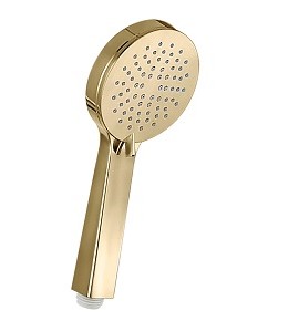 MULTI-FUNCTION ROUND HANDSET - BRUSHED BRASS FINISH