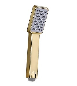 SQUARE HANDSET - BRUSHED BRASS FINISH