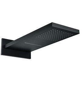 MORAY BLACK WALL MOUNTED RAINFALL SHOWER HEAD AND WATER BLADE (Copy)