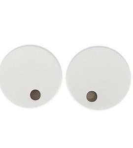 SEAT FIXING COVER CAPS WHITE