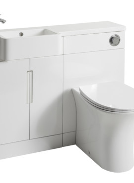 LEWIS 1000MM SLIM SEMI RECESSED COMBINATION SET