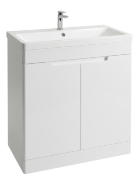 SELKIRK 800mm FLOOR STANDING 2 DOOR UNIT & BASIN