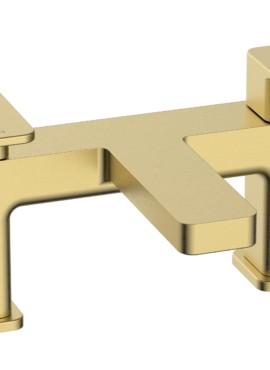 FIFE BRUSHED BRASS BATH FILLER