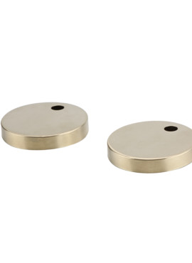 SEAT FIXING COVER CAPS BRUSHED BRASS